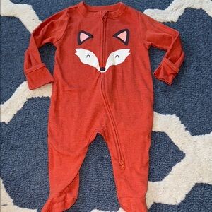 Fox Print Kids One Piece